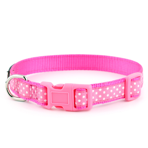 Pink Spotti Dog Collar