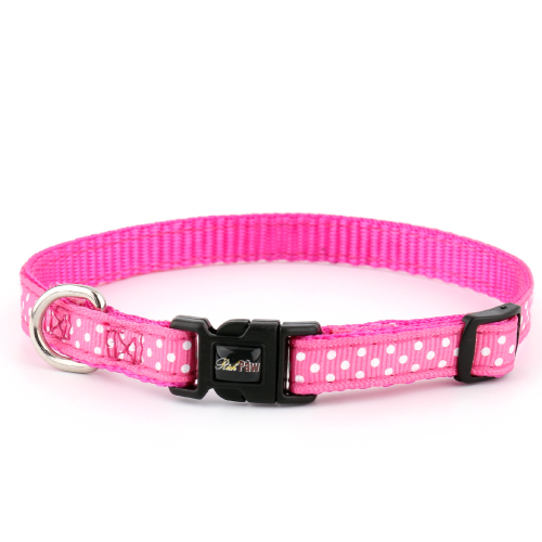 Pink Spotti Dog Collar