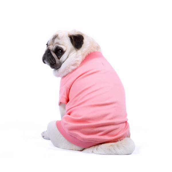 Salmon Pink Dog T-Shirt