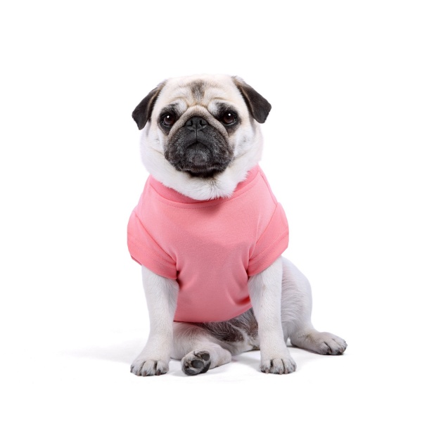Salmon Pink Dog T-Shirt