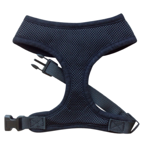 Black Mesh Dog Harness