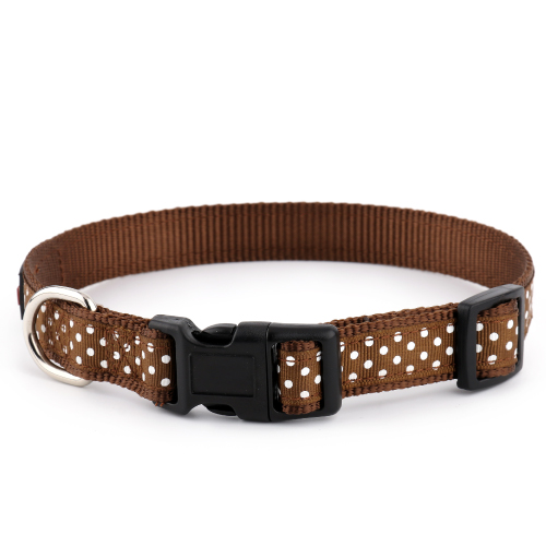 Brown Spotti Dog Collar