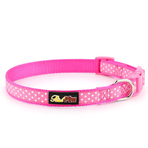 Pink Spotti Dog Collar