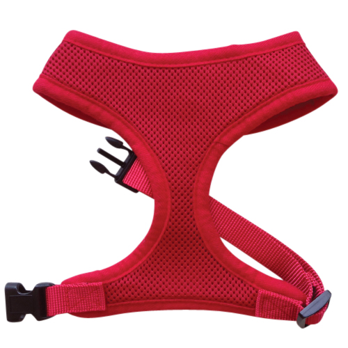Red Mesh Dog Harness
