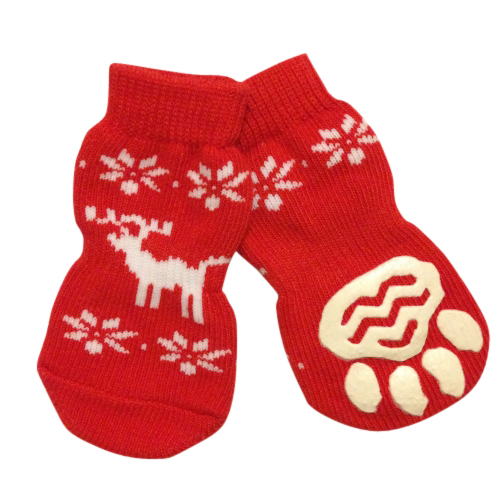 Reindeer Dog Socks