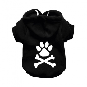 Paw & Bones Black Dog Hoodie