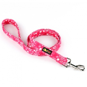Hot Pink Canvas Dog Lead