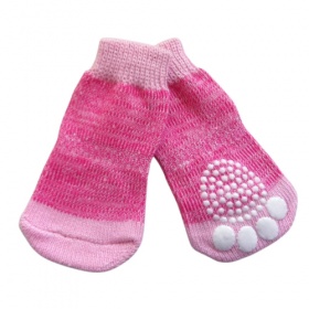 Pink Dog Socks